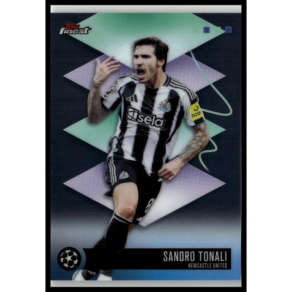 2026 Topps Finest Sandro Tonali #561 Newcastle United Rare